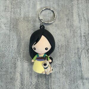 Disney Princess Blind Bag Figural Keychain MULAN LITTLE BROTHER 3" Toy Gift Fan